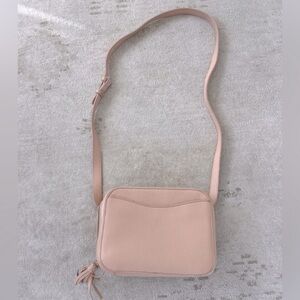 Cuyana Mini Tassel Leather Crossbody Bag